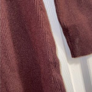 Rich Brown Knit Sweater and Rich Burgundy Knit Sweater Dresses - $20 each.